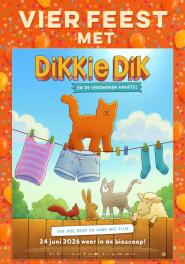 Film poster van Vier feest met Dikkie Dik en de verdwenen knuffel